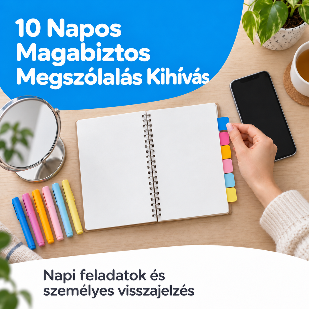 10 Napos Magabiztos Megszólalás Kihívás Napi feladatok és személyes visszajelzés