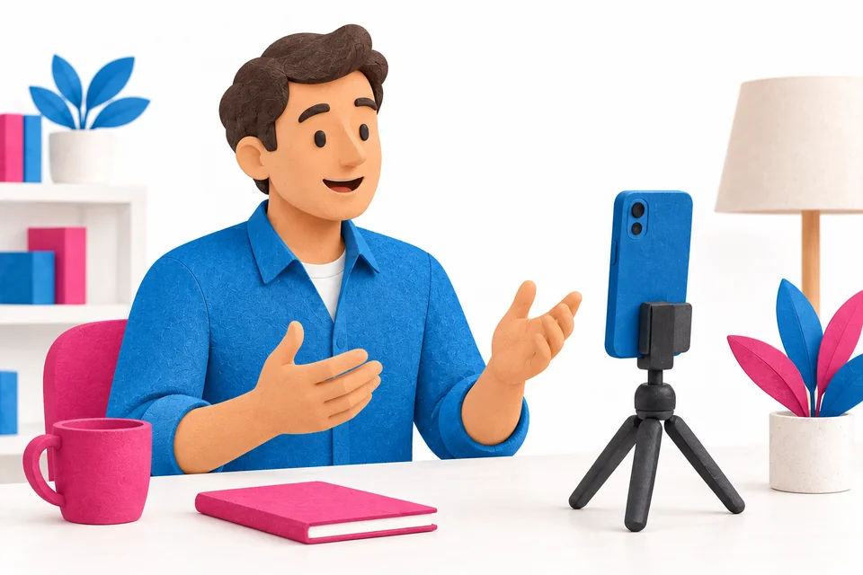 Egyperces videó felvétele otthon